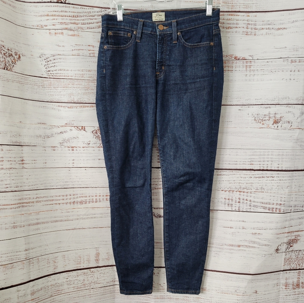 J. Crew Toothpick Dark Wash Skinny Jeans Size 27